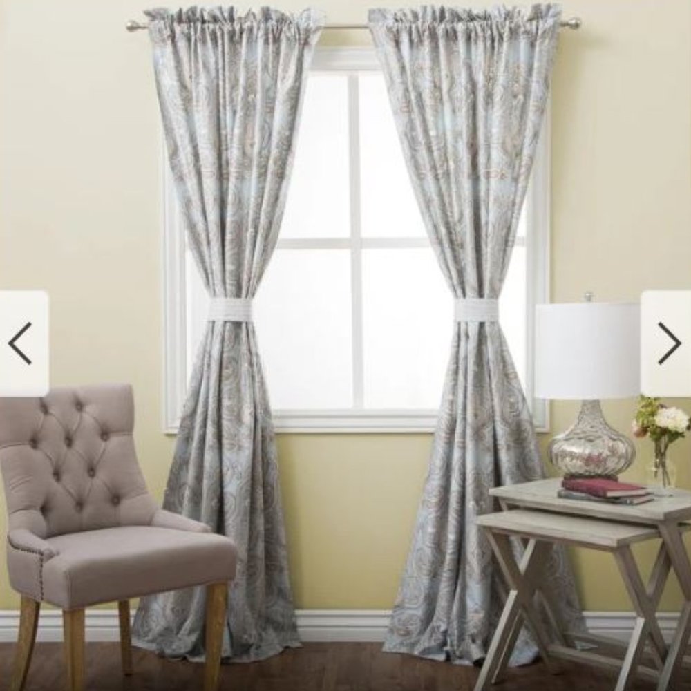 Rose Tree Window Panels (2) | Worthington | Blue